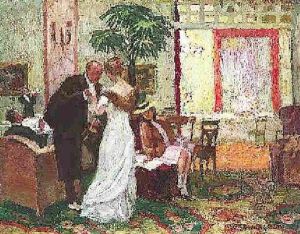 Im Salon by Beppo (Joseph) Steinmetz