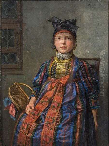 Girl In Oriental Dress - view 1