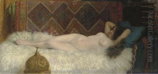 Nude On A Sofa - view 1