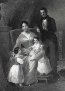 Familienbildnis by Leopold Steinrucker