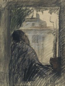 Man Seated At A Window Man Seated At A Window