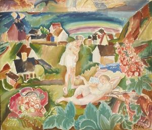 Sovande Kvinna by John Sten