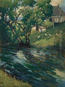 Shadows In Brook by George J. Stengel