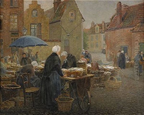 Fiskforsaljerskor, Brugge - view 1
