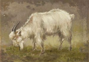 A Goat by Alexandr Nikoalevich Stepanov