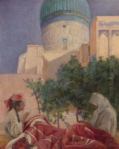 Carpet Weavers. Samarkand - view 1