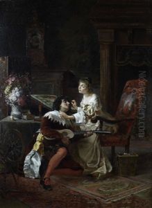 The Serenade by Klawdi Petrovitch Stepanov