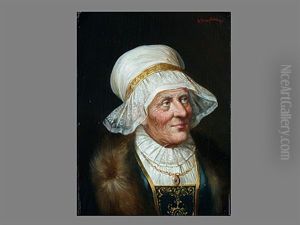 Portrait Einer Alten Frau Portrait Einer Alten Frau