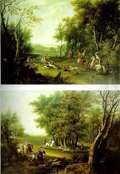 A Boar Hunt In Winter - view 1