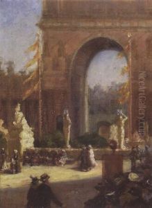 Pan-pacific International Exhibition by Alice Barber Stephens