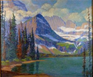 Grinnell Glacier, Glacier National Park by Charles H. Stephens