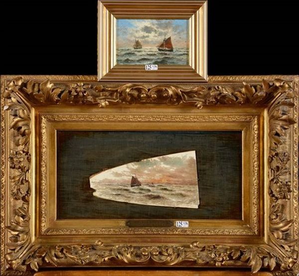 Soir Orageux Et En Mer (2 Works) - view 1