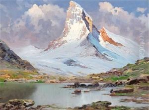 View Of The Matterhorn by Hans Sterbik