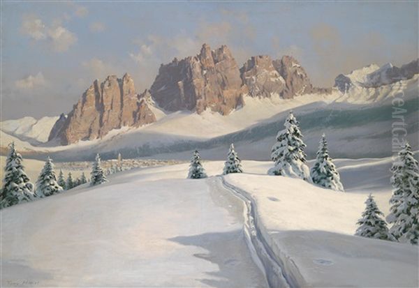 Winter In Den Dolomiten - view 1