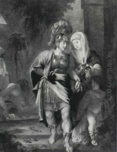 Aeneas And Anchises by Johann Sterenberg