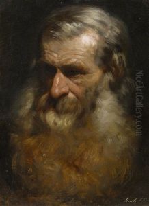 Kopf Eines Alten Mannes by Robert Sterl