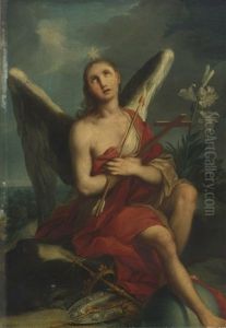 An Angel, Possibly An Allegory Of Divine Love by Ignaz Stern