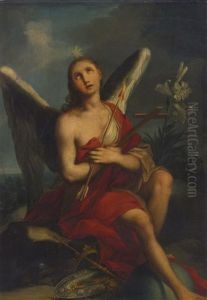 An Angel, Possibly An Allegory Of Divine Love by Ignaz Stern