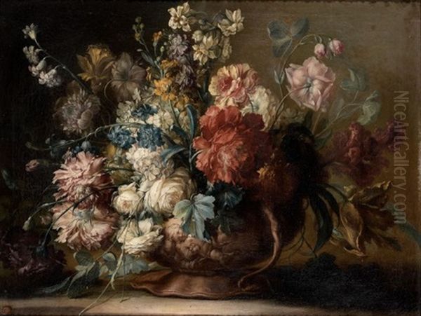 Bouquet De Fleurs Dans Un Vase - view 1
