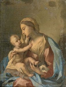 Vierge A L'enfant by Ludovico Stern