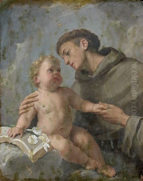Saint-antoine De Padoue Et L'enfant Jesus - view 1
