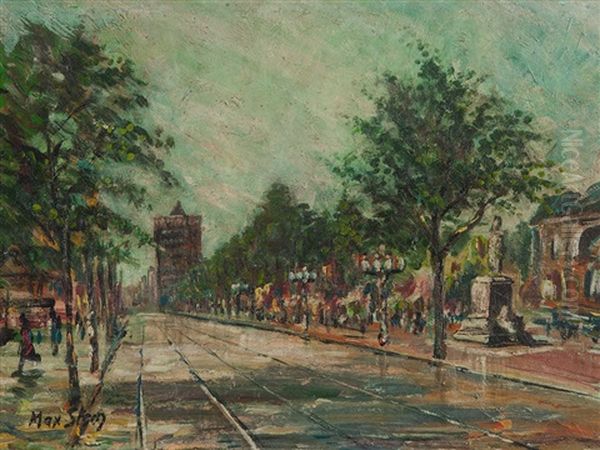 Busy Street / Hindenburgwall - view 1
