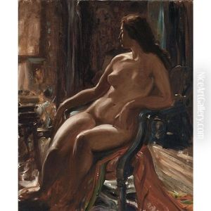 A Pensive Nude A Pensive Nude