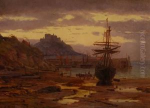 Beached Fishing by Charles Branwhite
