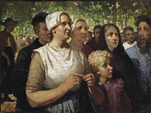 The Fair In Laren by Jacobus Frederik Sterre De Jong