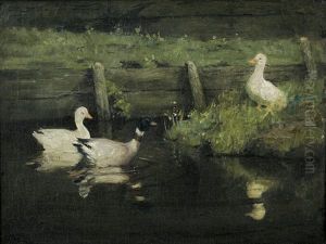 Ententeich by Jacobus Frederik Sterre De Jong