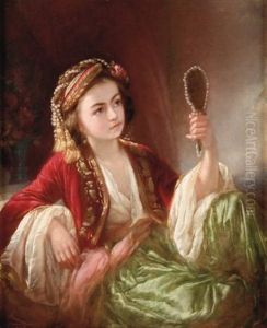 Jeune Ottomane Au Miroir