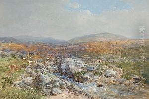Landscape With Stream by Charles Branwhite