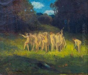 A Joyous Band, 1900 by Charles Walter Stetson