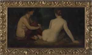 Two Seated Nudes