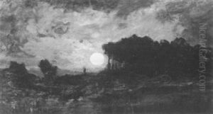 Moonlit River View by Charles Walter Stetson