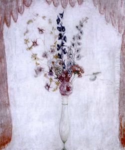 Delphiniums And Columbine Delphiniums And Columbine