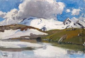 Hochgebirgslandschaft by Martha Stettler
