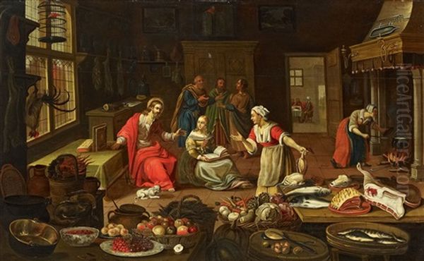 Christus Im Hause Der Martha - view 1