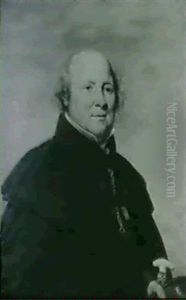 Portrait De Edme Champion by Alexandre Joseph (Baron de) Steuben