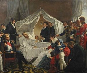 Napoleon Ier Sur Son Lit De Mort A Sainte-helene, Le 5 Mai 1821