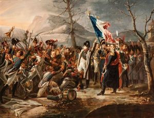 Die Ruckkehr Napoleons Von Der Insel Elba (landung In Cannes Am 1. Marz 1815) by Charles Auguste Guillaume Steuben