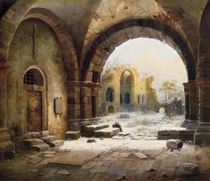 Klosterruine Heisterbach by Wilhelm Steuerwald
