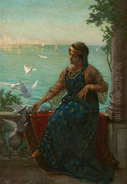 Jeune Orientale En Bord De Mer - view 1