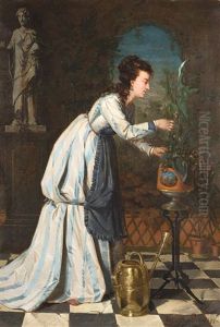 L'arrangement De Fleurs by Agapit Stevens