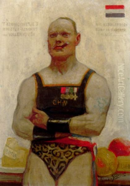 Portrait Of Maurice Van Vollenhoven, Dutch Ambassador In Brussels - view 1