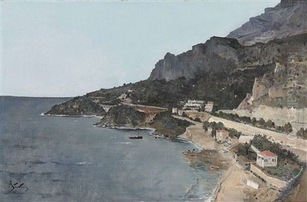 Cap D'ail, Vue Prise De Palais Du Prince De Monaco - view 1