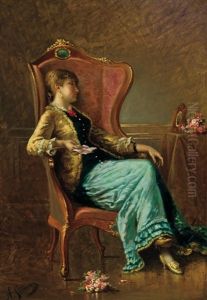 The Love Letter by Alfred George Stevens