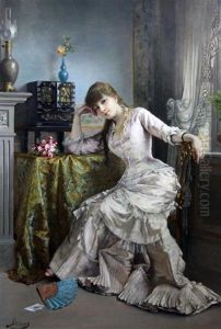 The Bouquet by Alfred George Stevens
