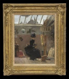 L'amateur Dans L'atelier by Alfred George Stevens