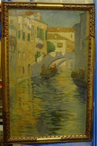 Venetian Canal Scene Venetian Canal Scene